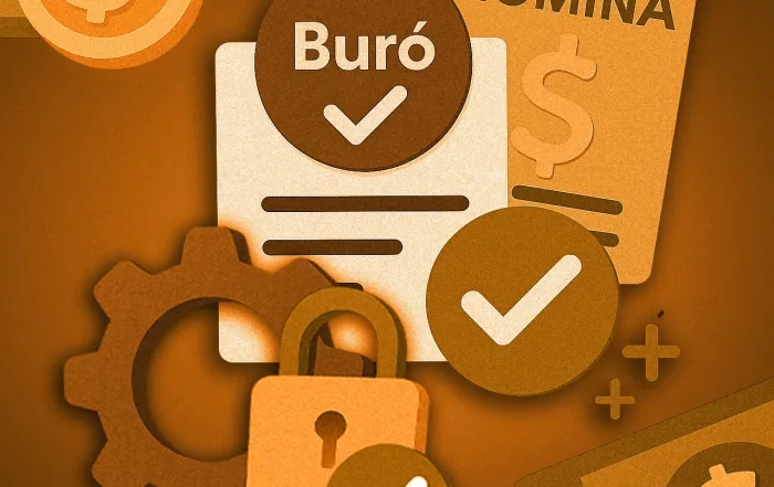 Crédito vía nómina en México 2026 para trabajadores y jubilados. Banner promocional de CrediNomina Plus con íconos de seguridad, nómina y dinero, guía definitiva sobre préstamos fáciles y soluciones financieras inmediatas.