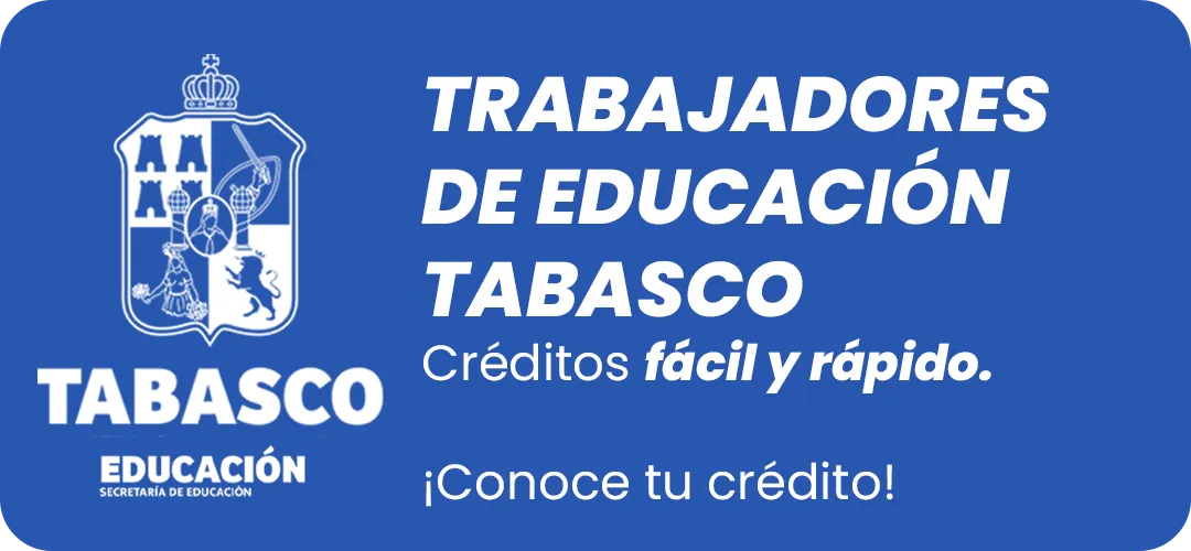 Convenio préstamo para trabajadores de gobierno de Tabasco.